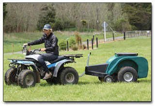 Paddock Groomer in action