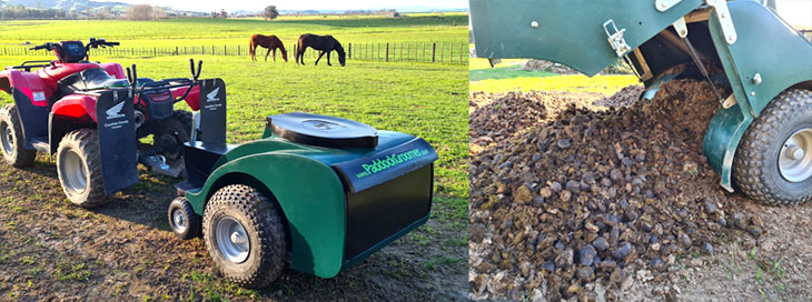 Paddock Groomer horse manure collector NZ made